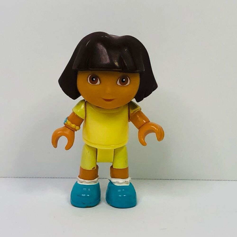 mega bloks dora the‎ explorer figure yellow outfit with blue shoes jtf